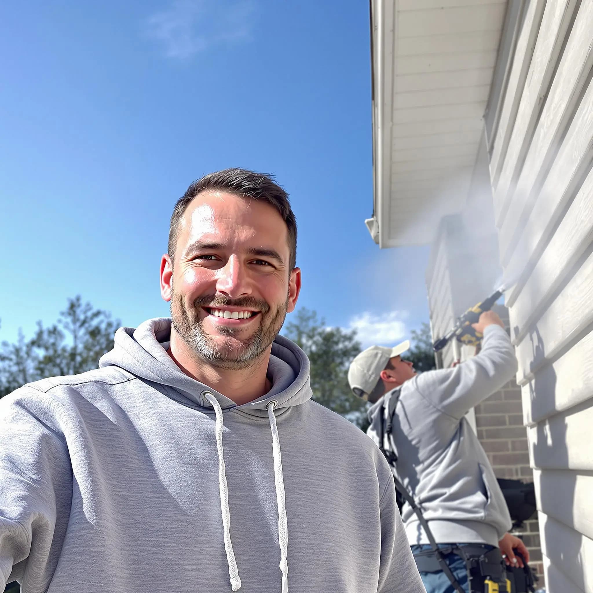 The North Olmsted Power Washing team.